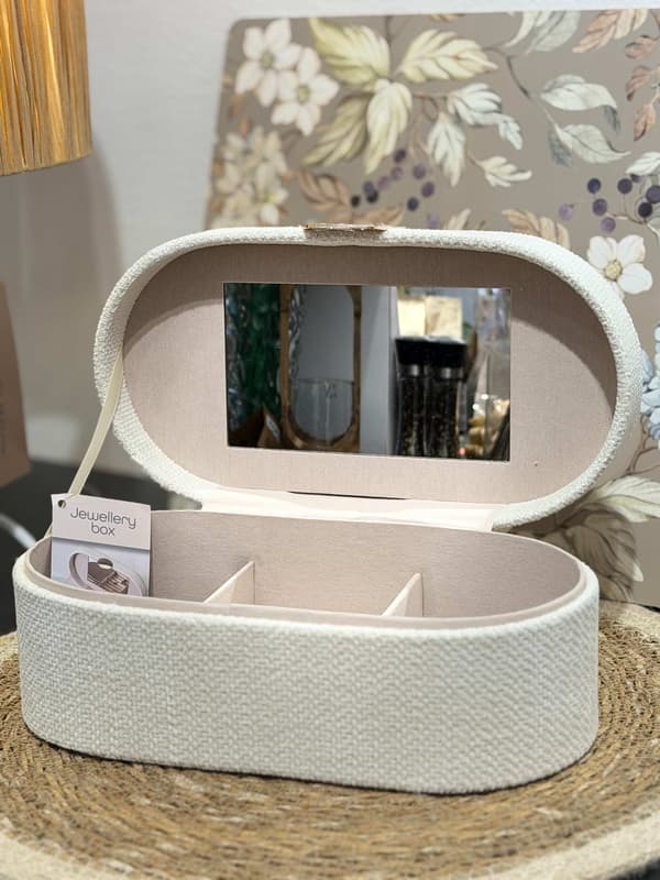 Smyckeskrin Textil Beige 25 cm Beige