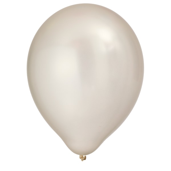Ballong Vit Pearl Pärlemo 8-pack Latex Vit