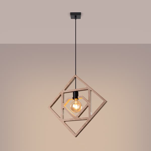 Pendellampa CARO Brown