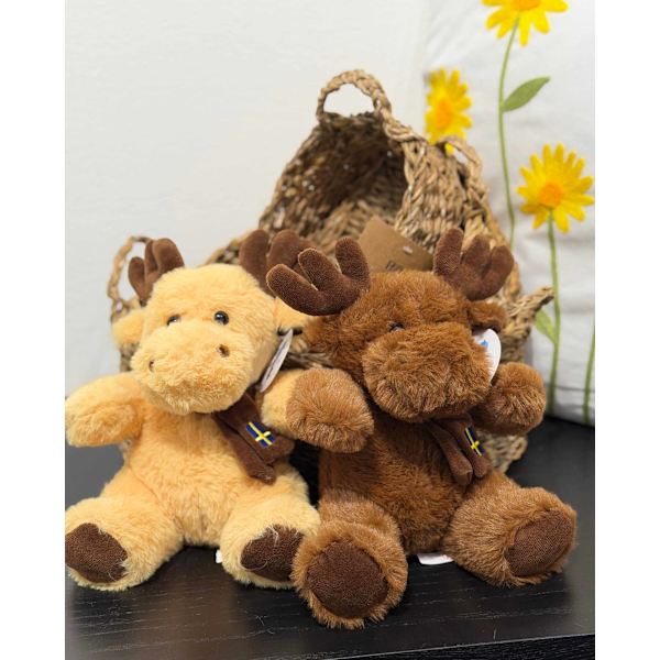 Älg Sverige Mjukis 20 cm Brown