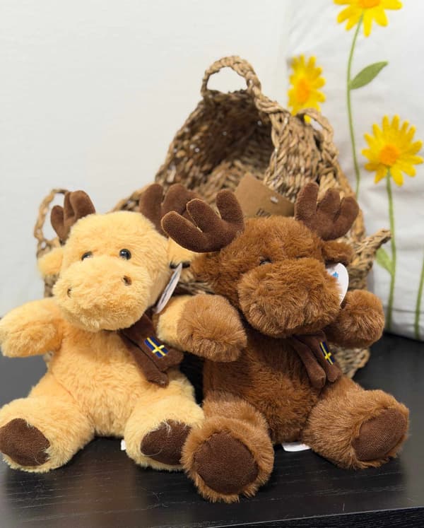 Älg Sverige Mjukis 20 cm Brun