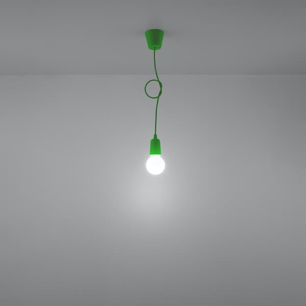 Pendel lampa DIEGO 1 grön Green
