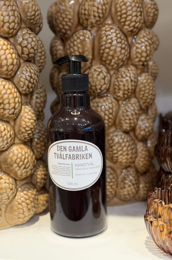Tvål med pump Grönt Te 500 ml Brown