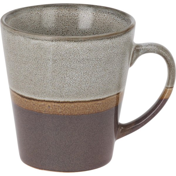 Mugg Grå/Brun Keramik 30 cl 4-pack Grey Grå/Brun
