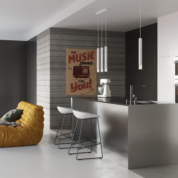 Pendel lampa WEZYR 1 vit White