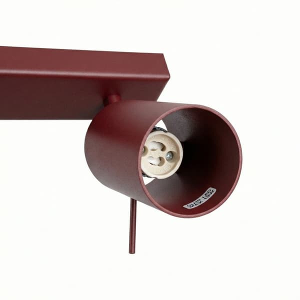 Taklampa RING 6L vinröd burgundy