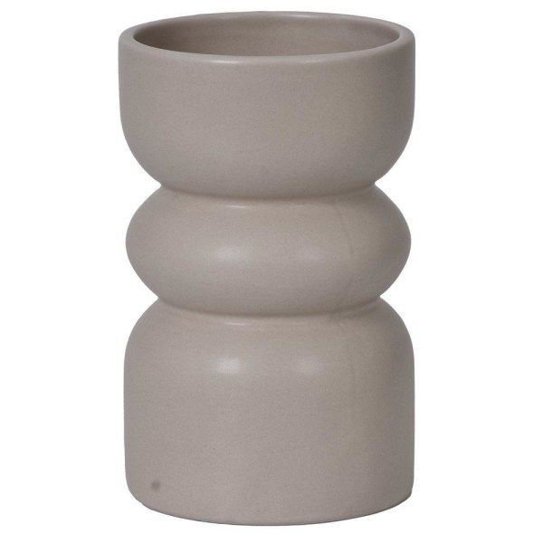 Vase Grå Keramik 16 cm Grey