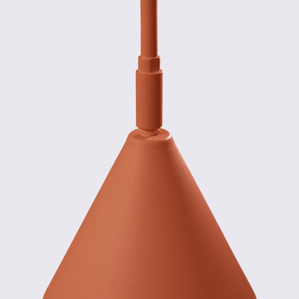 Golvlampa NOX röd ockra Red