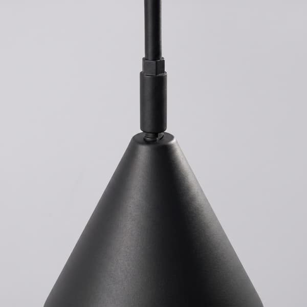 Vägglampa NOX 1 svart med strömbrytare Black