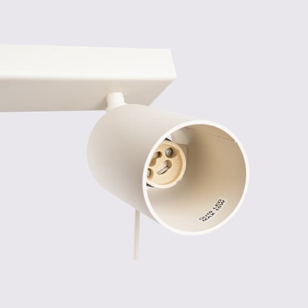 Taklampa RING 4L beige Beige