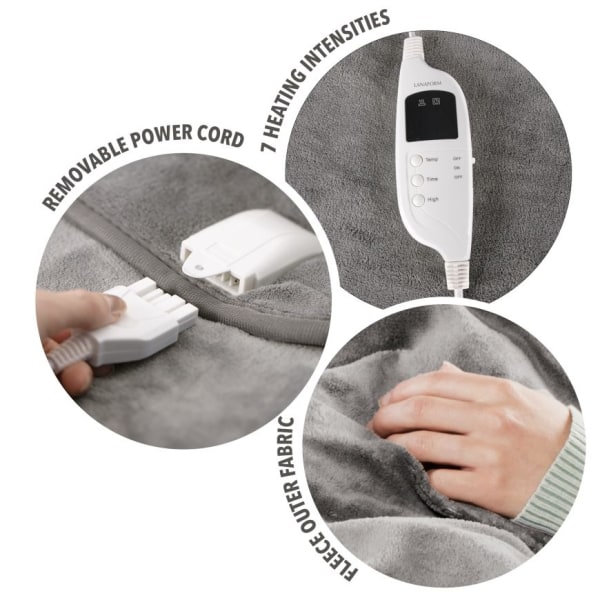Värmefilt OVERBLANKET Lanaform Multicolor one size