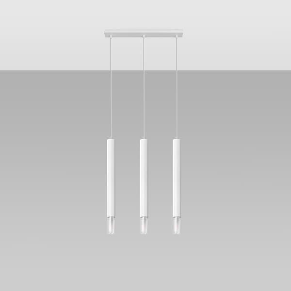 Pendel lampa WEZYR 3 vit White