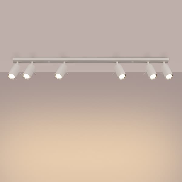 Taklampa RING 6L beige Beige