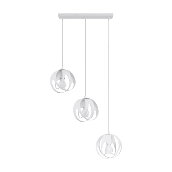 Pendel lampa TULOS 3L vit Vit
