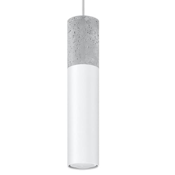 Pendel lampa BORGIO 1 vit Vit