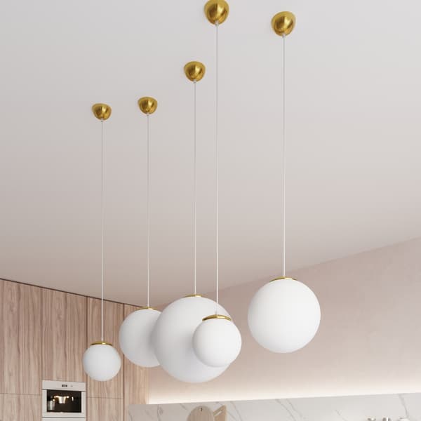 Pendel lampa UGO 30 gyllene White