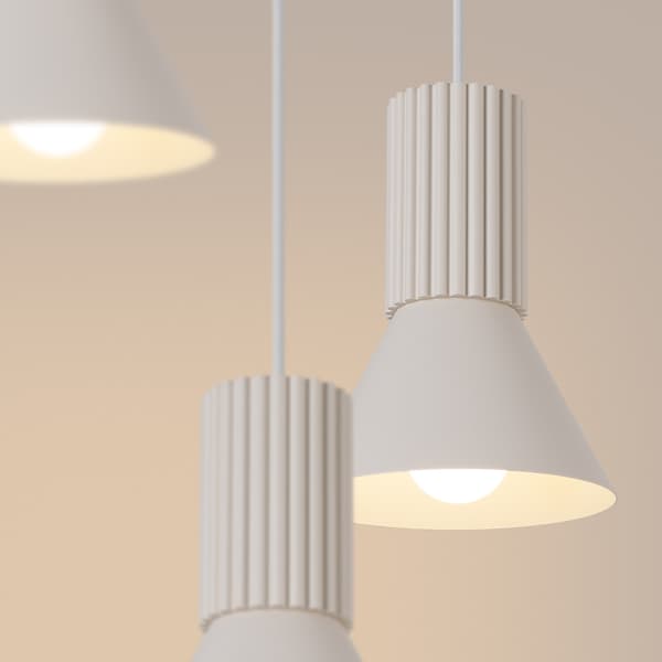 Pendellampa ESTRIA 3P beige Beige