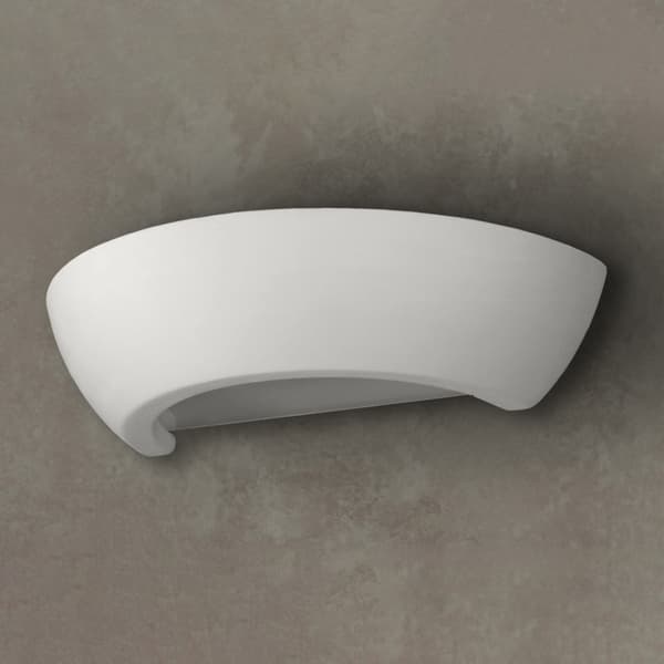 Vägglampa keramik OSKAR White