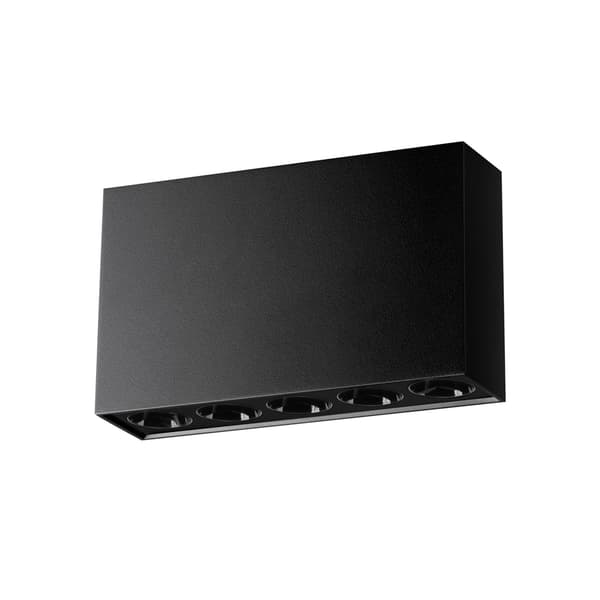 Taklampa SOLE svart LED Svart