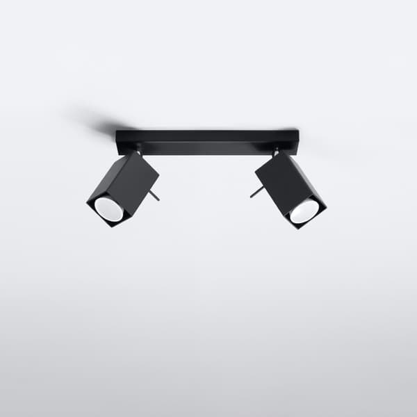Taklampa MERIDA 2 svart Black