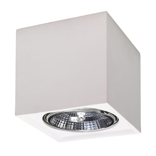 Vägglampa keramisk SEIDA Vit