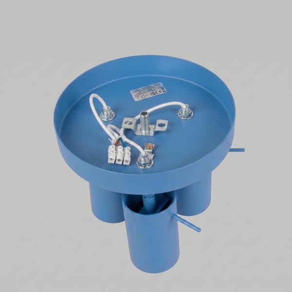Taklampa RING 3P azurblå Light blue