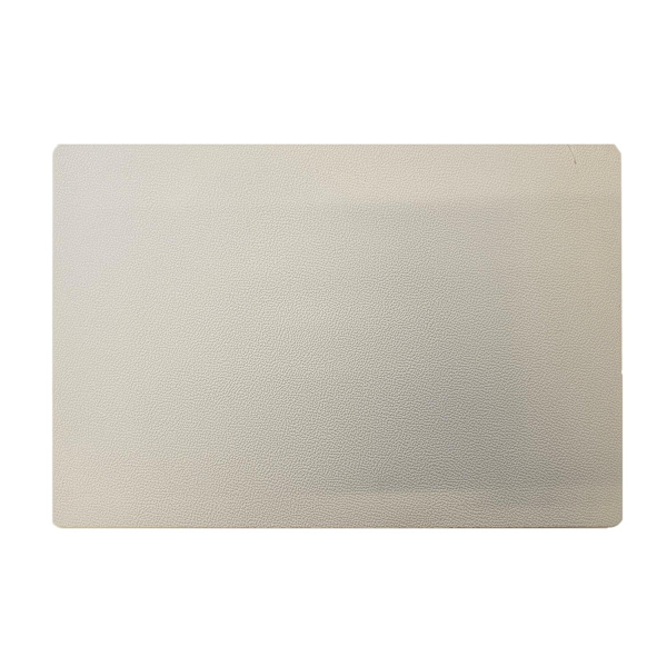 Underlägg Läderlook Vitt/Svart 4-pack Vit