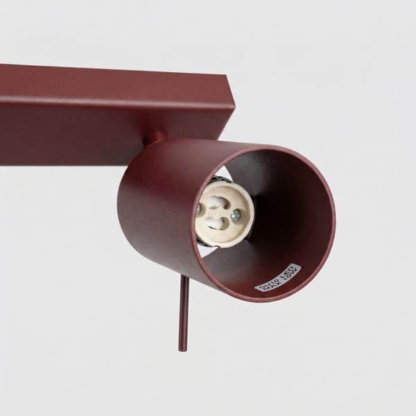 Taklampa RING 4L vinröd burgundy