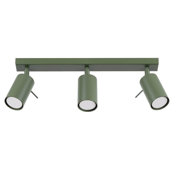 Taklampa RING 3L olivgrön Grön