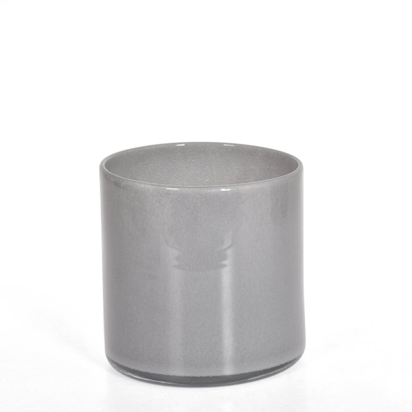 Ljushållare Grå Glas 12x12 cm Grey
