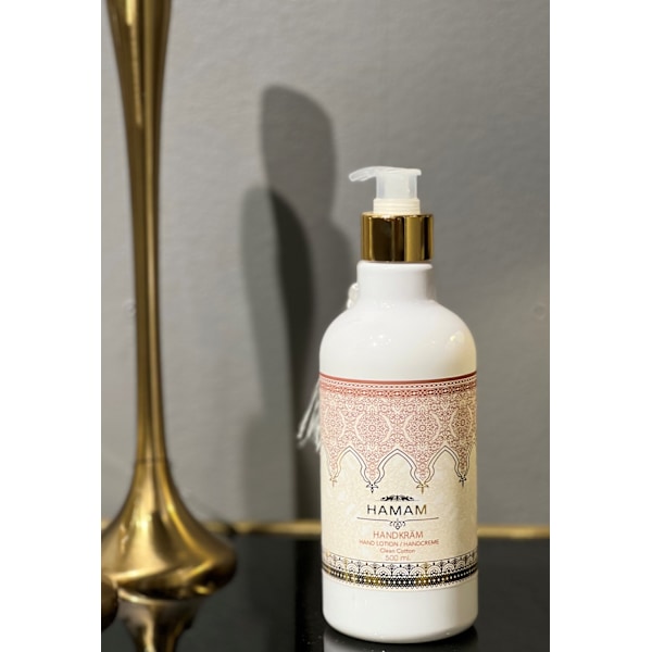 Käsivoide pumpulla Clean Cotton 500ml White