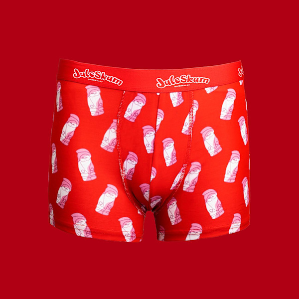 Boxershorts Juleskum Skumtomte Kalsonger stl S Red