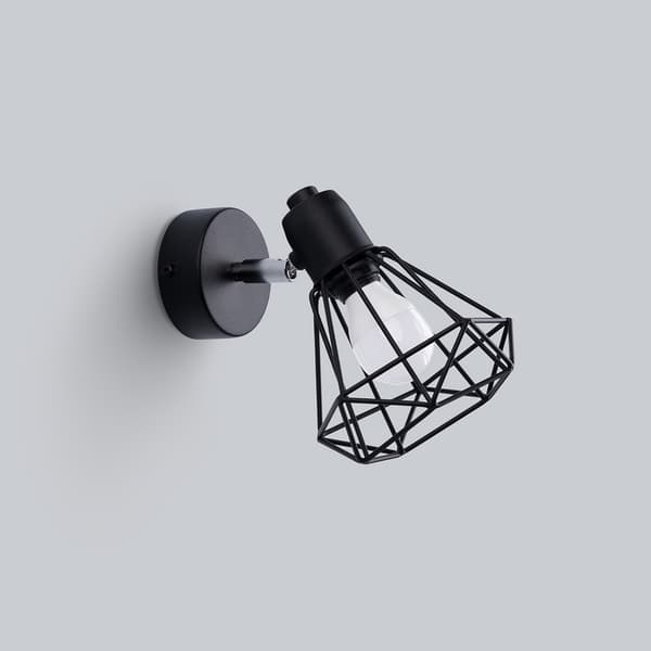 Vägglampa ARTEMIS 1 svart Black