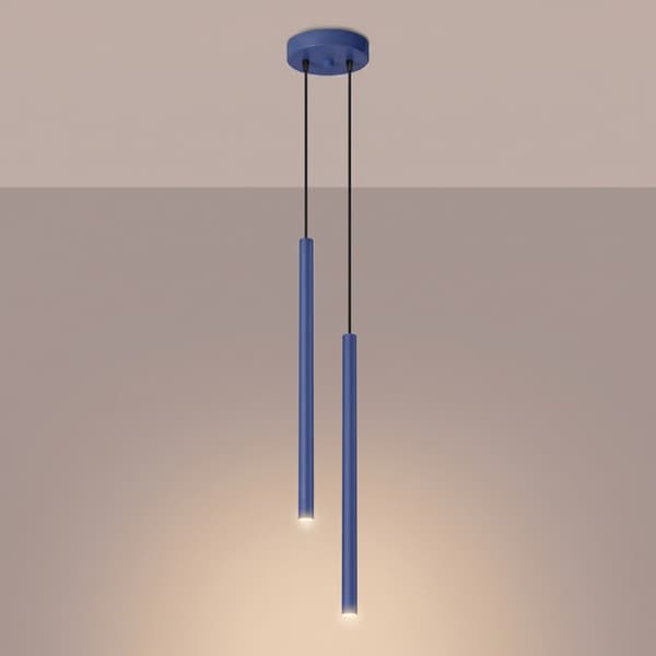 Pendellampa PASTELO 2 ultramarinblå ultramarine