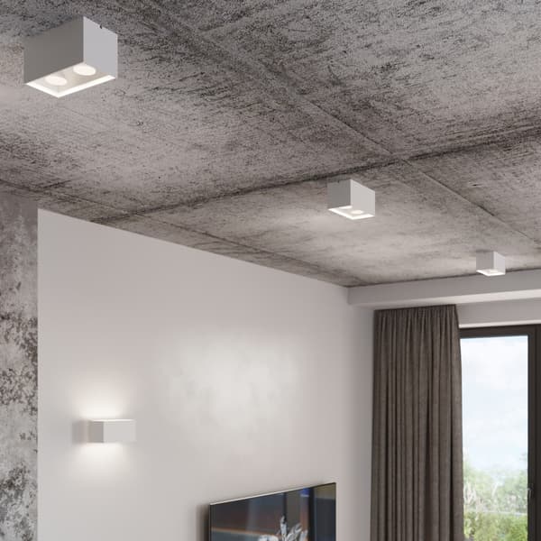 Vägglampa QUAD MAXI vit White