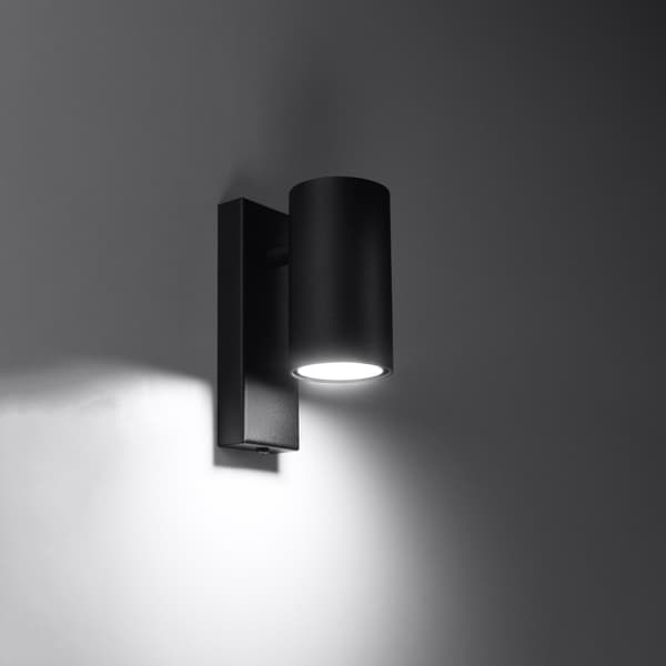 Vägglampa UTTI svart Black