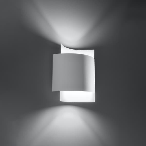 Vägglampa IMPACT vit White