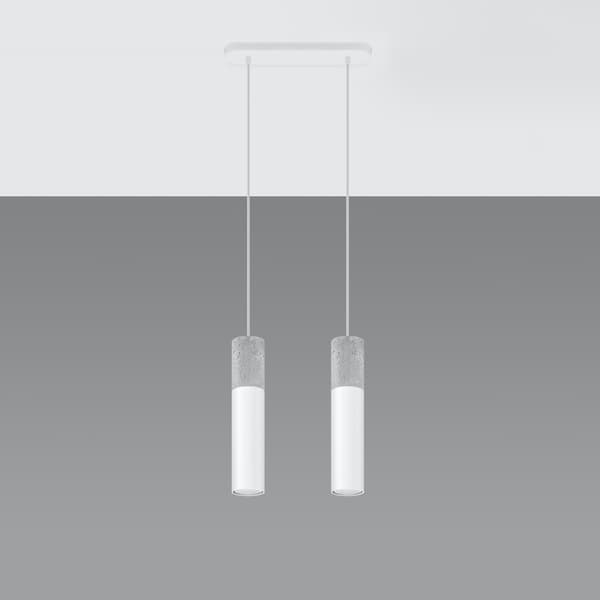 Pendel lampa BORGIO 2 vit White