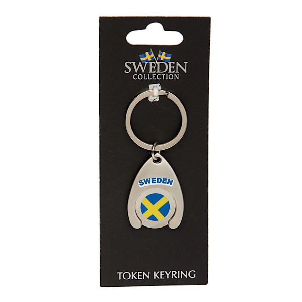 Nyckelring Souvenir Token grå