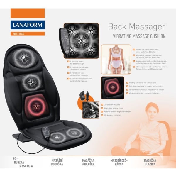 Massagedyna Back Massager Multicolor