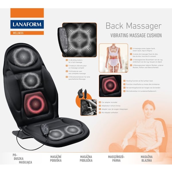 Massagedyna Back Massager multifärg