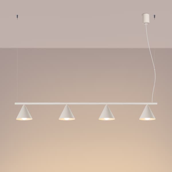 Ljuskrona NOX 4L beige Beige