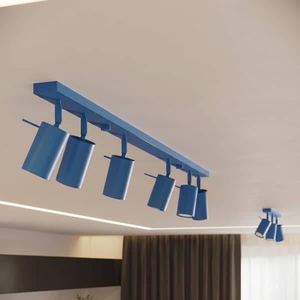 Vägglampa RING azurblå Light blue