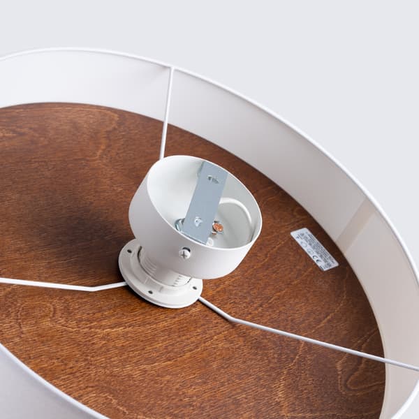 Taklampa TELESTO vit/mörkbrun White