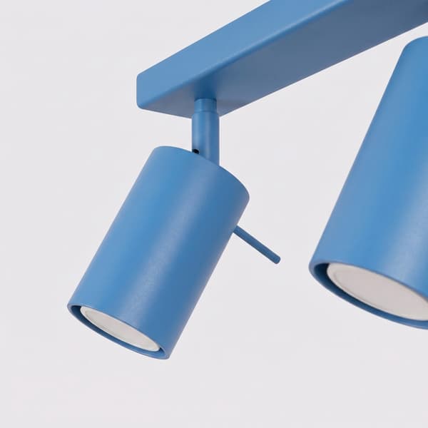 Taklampa RING 6L azurblå Light blue