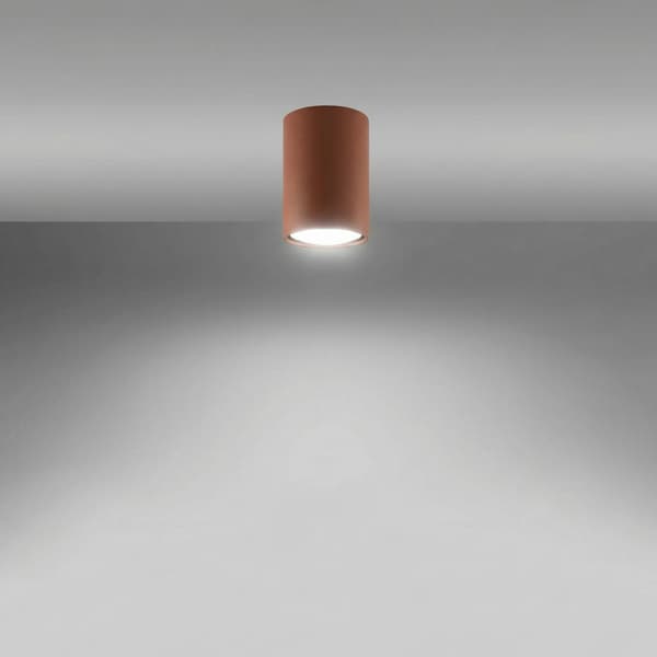 Taklampa LAGOS 10 röd ockra Red