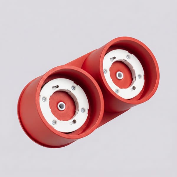 Taklampa MODO 2 röd Gx53 Red
