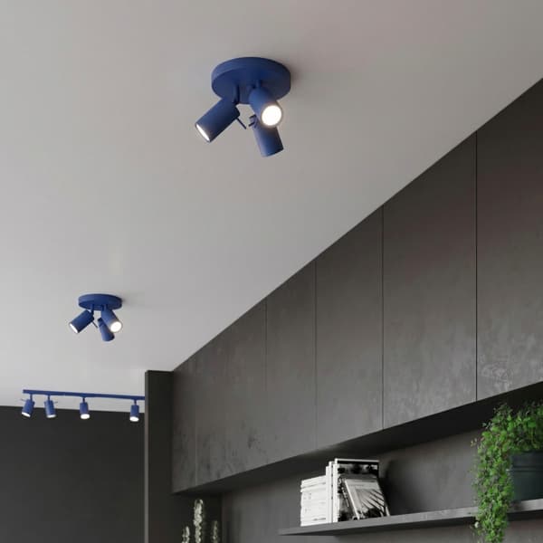 Taklampa RING 3P ultramarinblå ultramarine