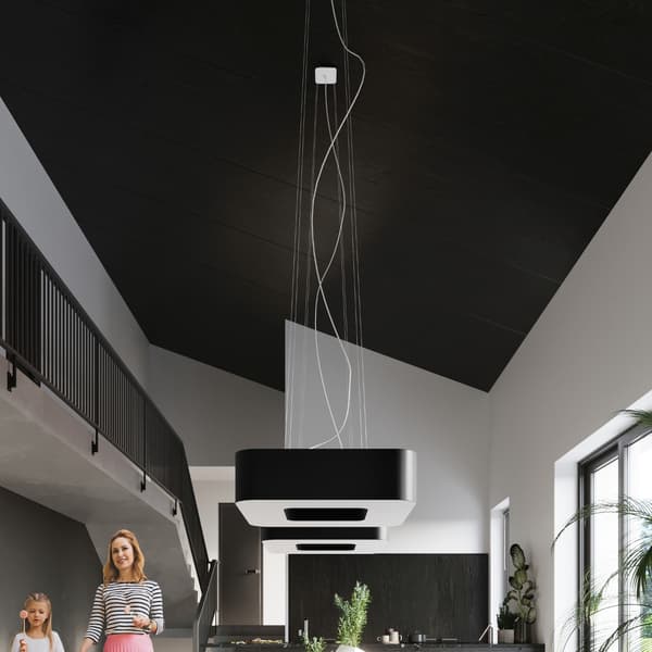 Ljuskrona URANO 80 svart Black
