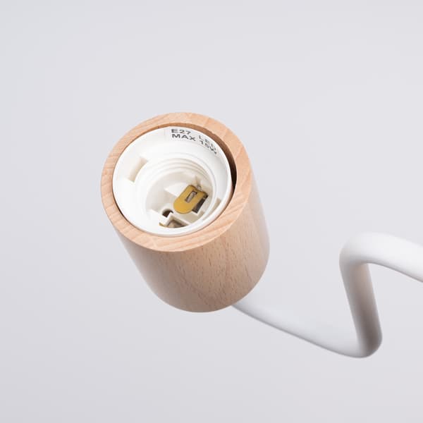 Vägglampa TIMBO vit White